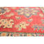Tapis unique en laine noué à la main Gazni orange / beige / vert de conception unique 4 pi 11 po x 6 pi 8 po Qaiden