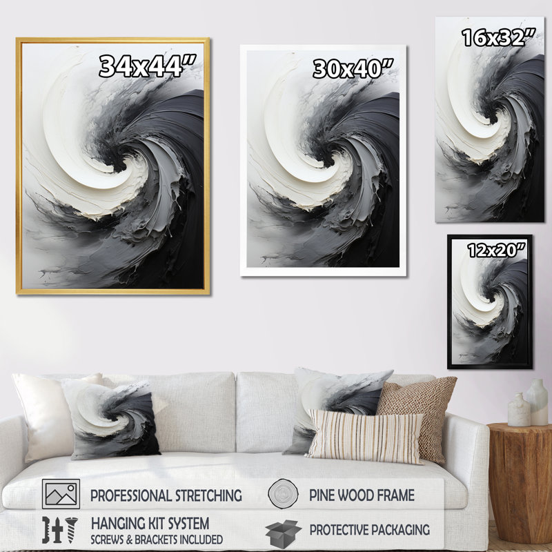 Evelino Infinite Motion II On Canvas Print, 32" H x 24" W x 1" D