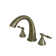 Naples Double Handle Deck Mounted Roman Tub Faucet