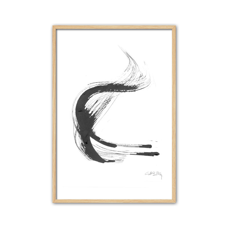 Wind by Marta Castet-Bellocq - Single Picture Frame Painting, 62cm H x 42cm W x 3cm D