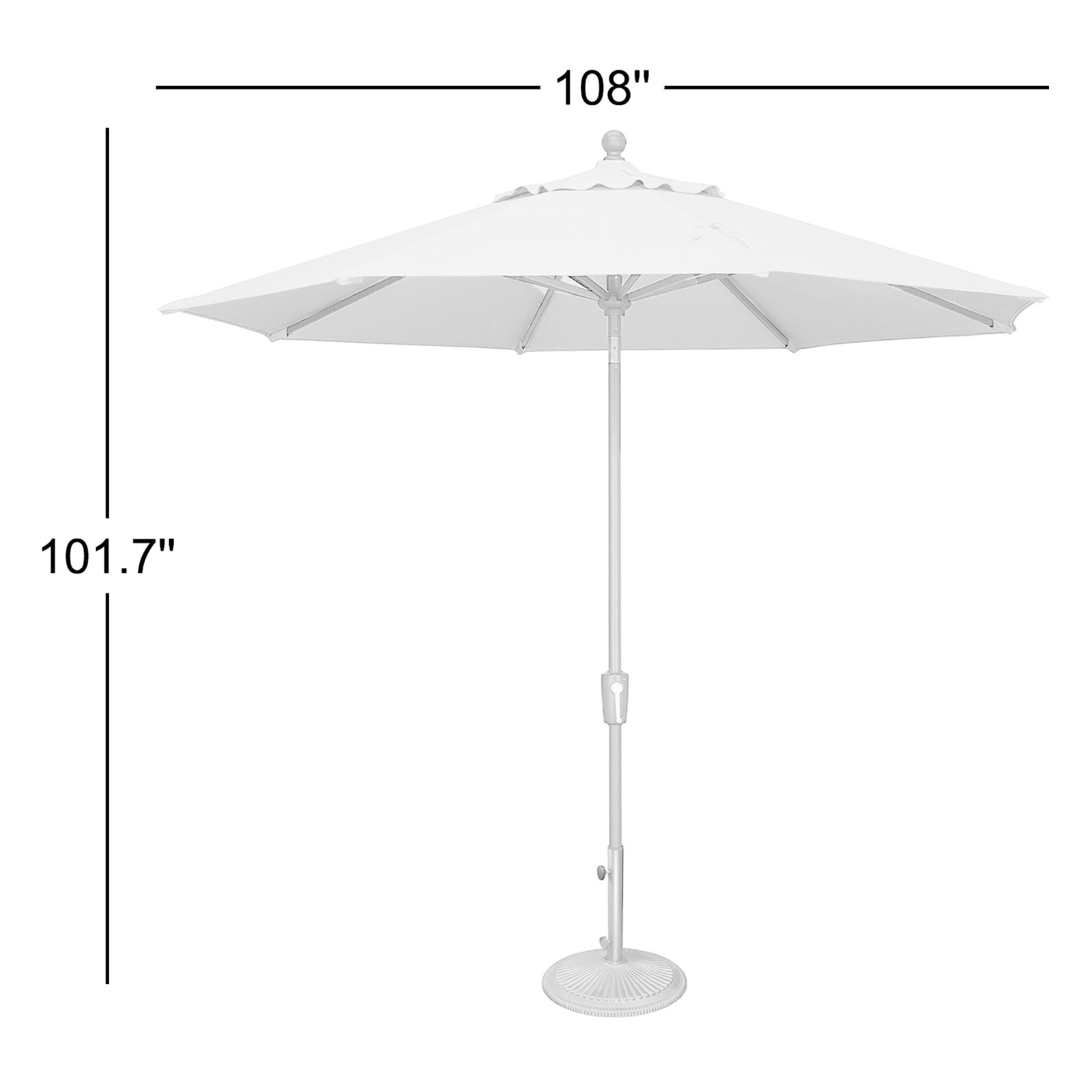 Bronze, White Sunbrella®