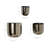 Magdalena 3-Piece Round Iron Wall Planters -2059334783