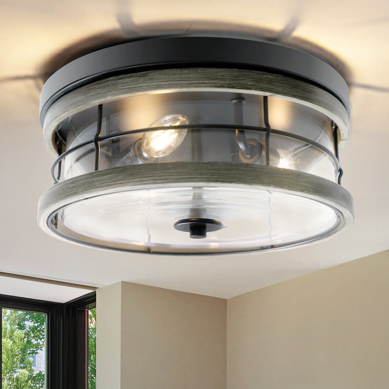 Svafar Flush Mount Farmhouse Flush Mount Ceiling Light Hallway Light Fixtures Bedroom Lights for Ceiling Kitchen Ceiling Light