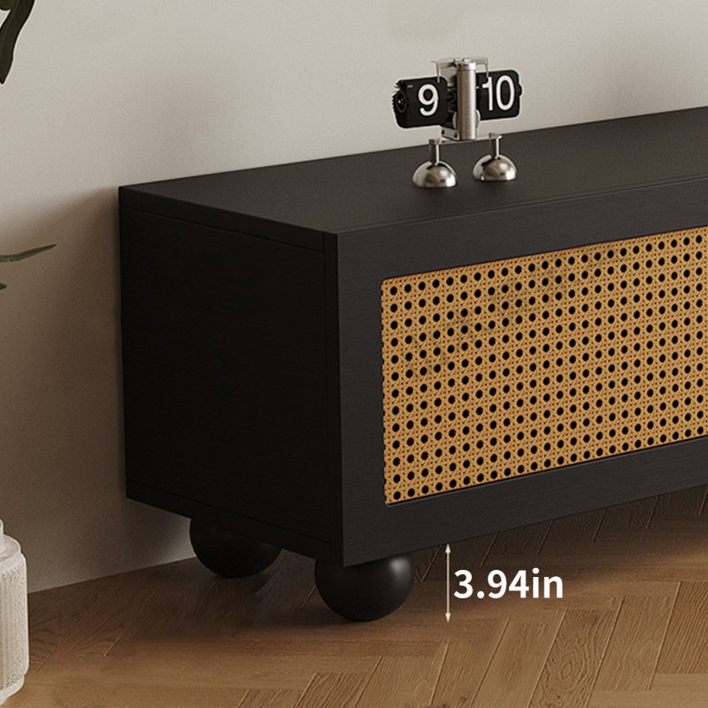 Meuble télé minimaliste de style italien, 86.61"