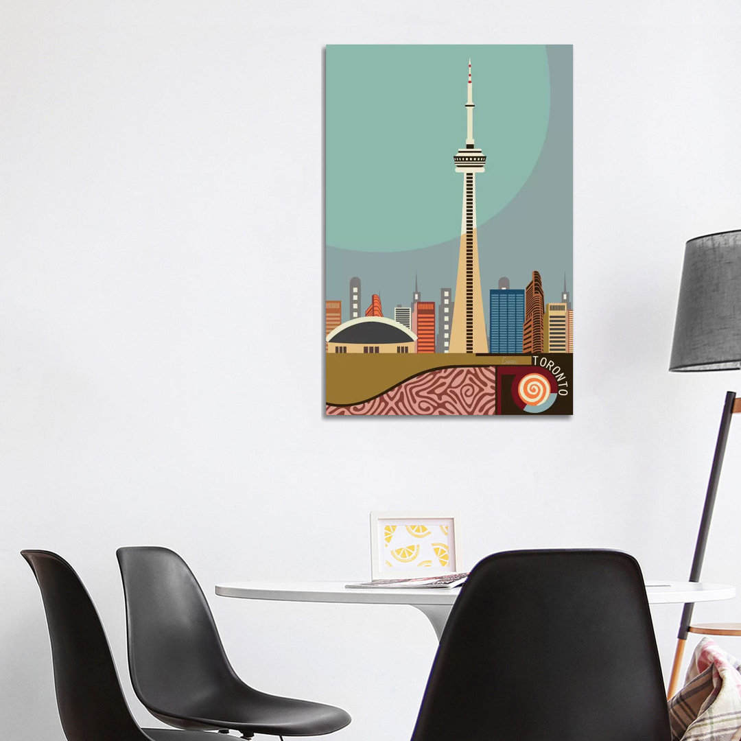 Cn Tower Toronto - Wrapped Canvas Print
