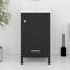 Petit meuble-lavabo de 20 po avec lavabo en céramique, meuble-lavabo simple moderne avec porte à fermeture en douceur, tiroir de séparation et repose-pieds réglables-1494329198