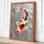 Flowing Koi Japandi - Wrapped Canvas-1220006218-1220006260