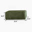 Y119-OTTOMAN-GREEN repose-pieds vert