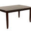 Ensemble de salle à manger moderne avec rallonge papillon et 6 chaises d'appoint 7 pièces