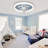 Keyann 12'' Ceiling Fan with LED Lights