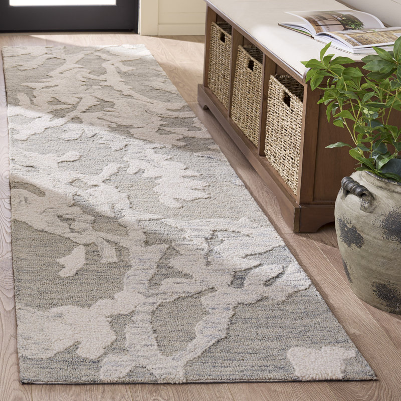 Harvest 302 Hand Tufted 80% Wool; 20% Cotton Abstract Rug, Runner 2'3" x 9'