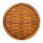 16.9" All-weather Wood Outdoor Side Table, Handwoven Rope Accent, Patio Decor, Low-maintenance, Tint