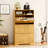 Tall Free-Standing Shoe Cabinet With 3 Hidden Flip Drawers For Entryway, Hallway, And Foyer Shoe Storage.-1420353466