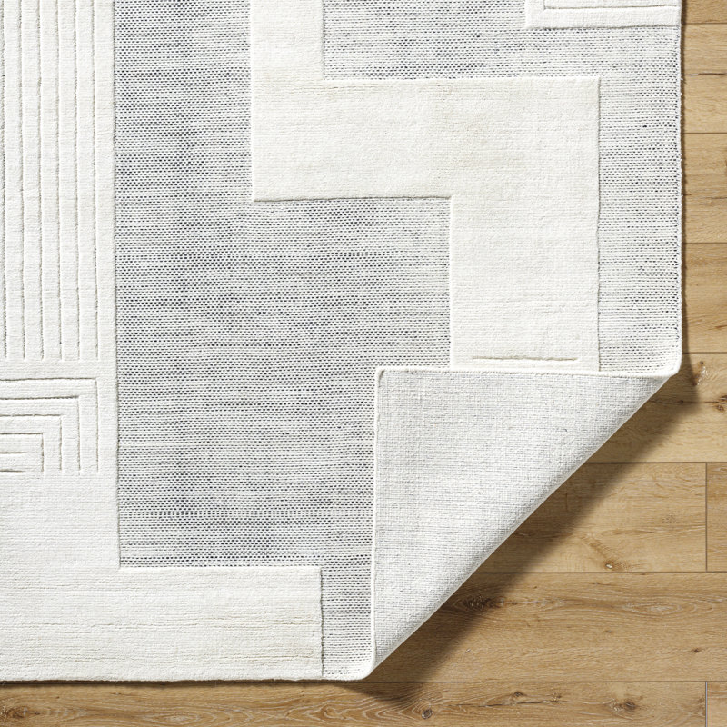 Molde Hand Loomed Wool Area Rug, Rectangle 8' x 10'