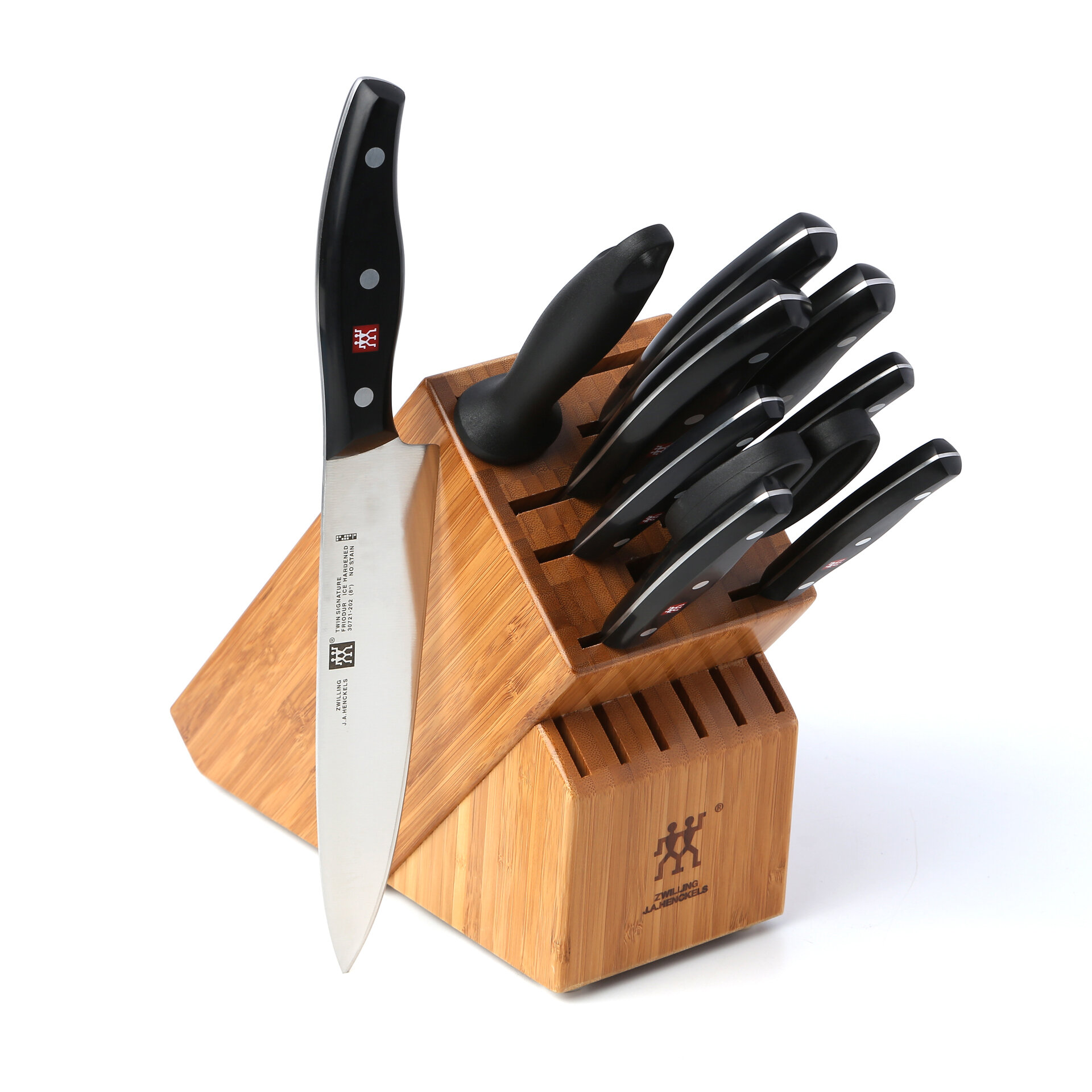 Duplikere pasta nyse ZWILLING J.A. Henckels Zwilling Twin Signature 11-piece Knife Block Set &  Reviews | Wayfair
