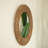 '' Round Wall Mirror Hemp Hand-woven Boho Style Accent For Bathroom, Bedroom, Living Room, Entryway Decor