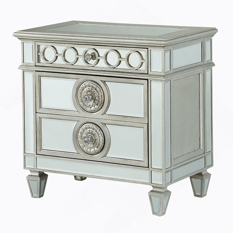 Table de chevet avec miroir Varian