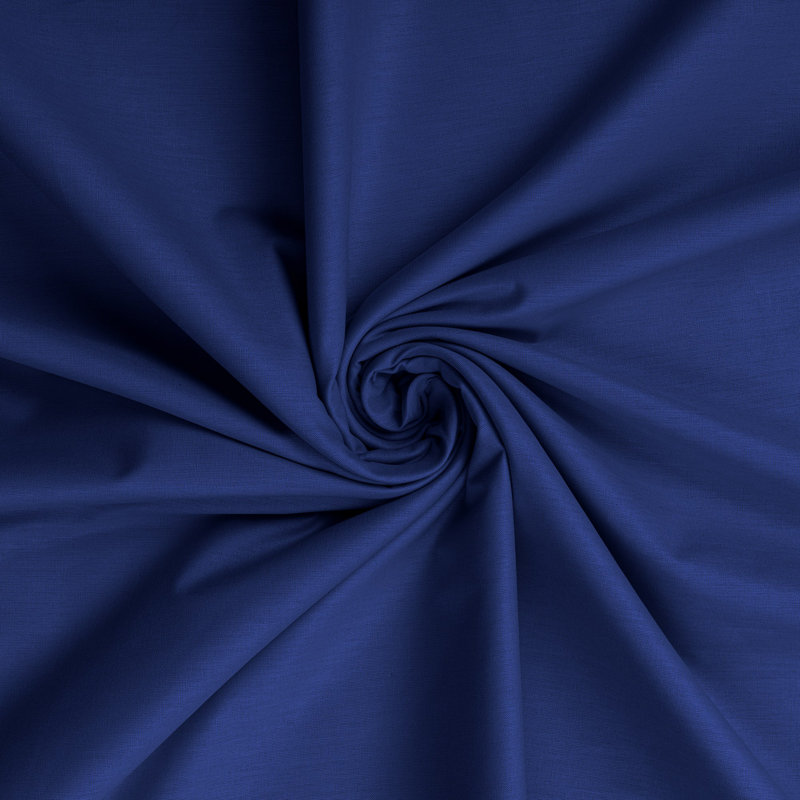 Luxury Dark Blue Ranforce Double Quilt Cover, 79 x 79 inches | 100% Cotton, 155 Thread Count | Button Closure, Machine Washable at 86°F | Soft, Durable, Perfect for Cozy Bedrooms & Elegant Décor
