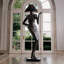 Lampe sur pied 76 po Mademoiselle