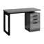 Bureau d'ordinateur moderne avec 3 tiroirs de rangement pour le bureau personnel