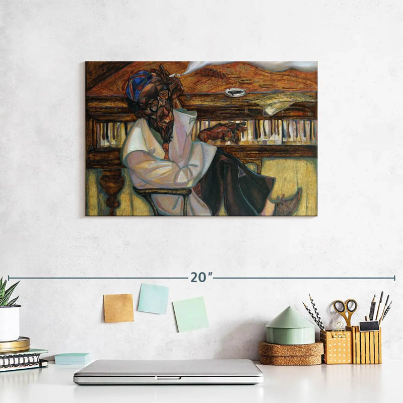 Abarca Thelonious Monk, 8" H x 12" W