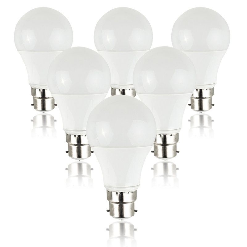 BA22d LED GLS Light Bulb, 3000 Kelvins, 6W