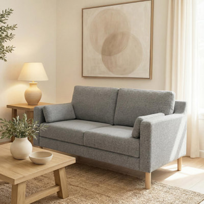 Lagoa 60" W Boucle Square Arm Loveseat
