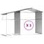 Breban Garden Shed 277 x 365.5 x 179 cm Galvanised Steel-1190502126