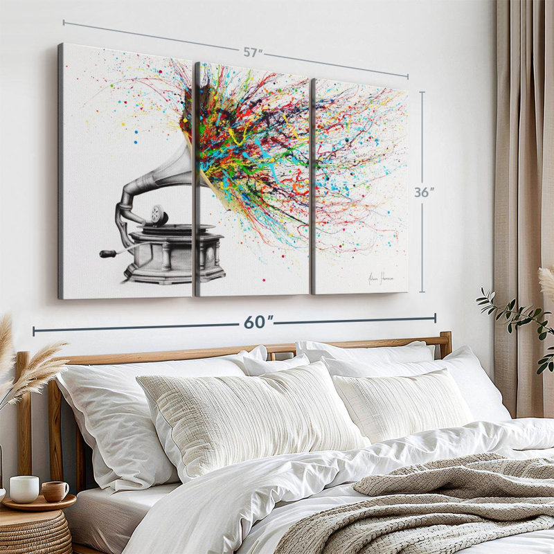 " Radical Rhapsody " Print, 36" H x 57" W x 1.25" D