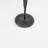 Vintage Metal Lotus Flower Decorative Candle Holder, Black Finish, Unique Home Decor