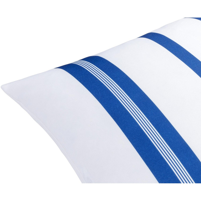 Housse de coussin décoratif Classic Stripe, H 22 po x l 22 po, Inférieur