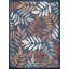 Tapis floral bleu foncé Gilda-1607122222