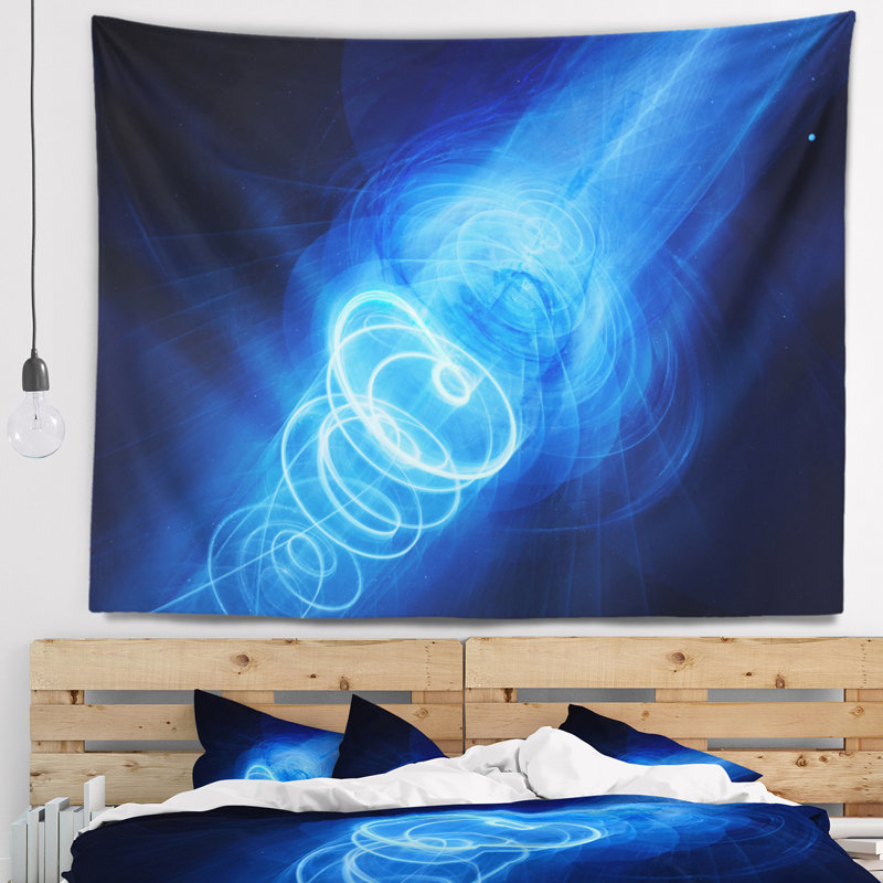 Nouvelle tapisserie d'arme plasma dans l'espace, H 32 po x l 39 po