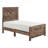 Rustic Contemporary Twin Size Panel Bed