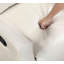 Causeuse inclinable contemporaine beige avec pochette latérale 1pc