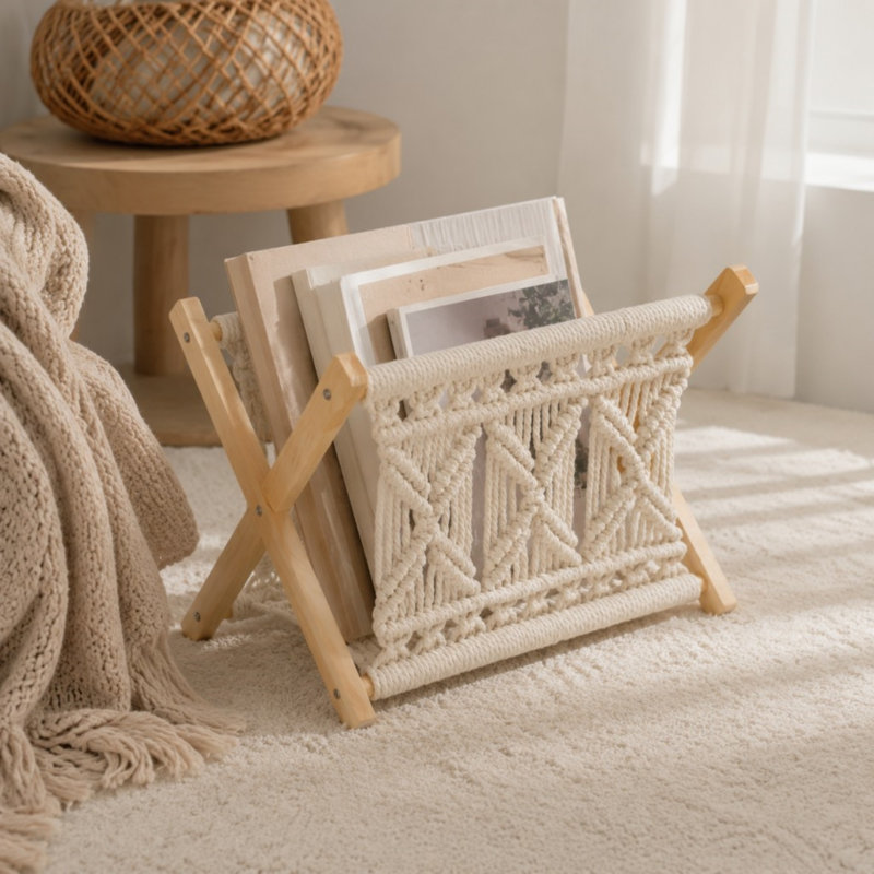 Panier debout Boho