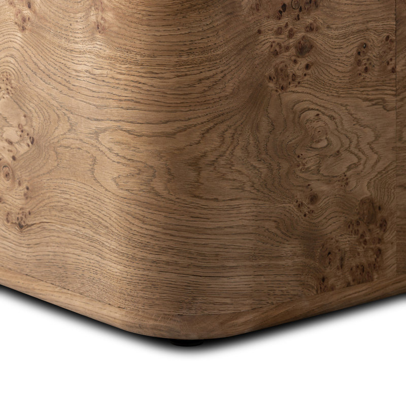 Talessi End Table-Wheat Medium Burl Oak