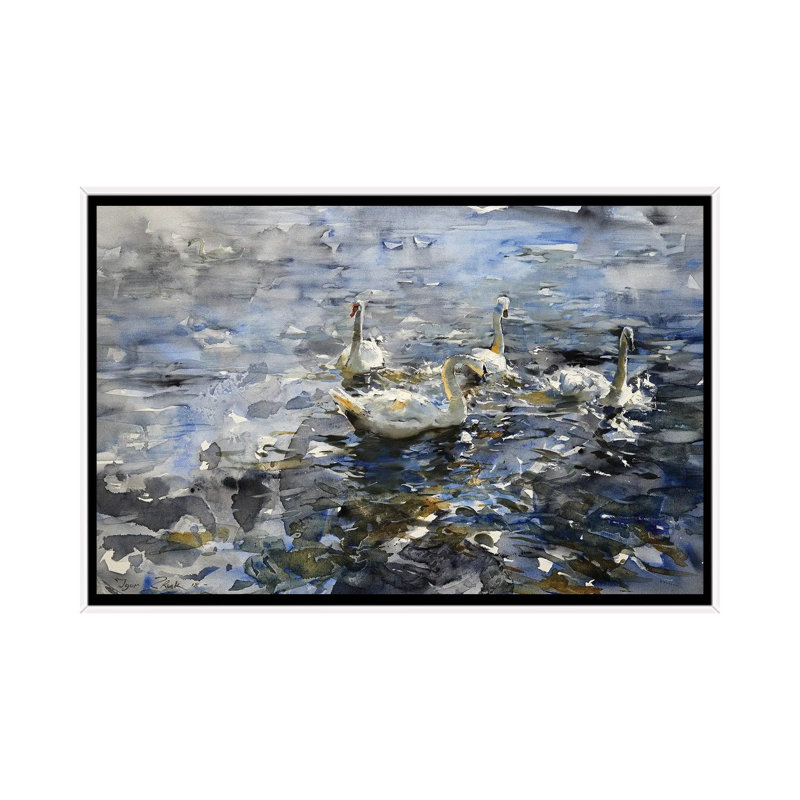 The Swan Lake by Igor Zhuk - Painting on Canvas