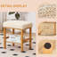 Tabouret d'appoint en bois-1256870164