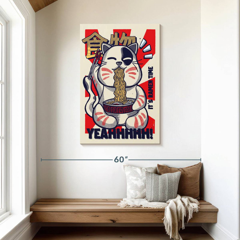 Yarlin It's Ramen Time, 45" H x 30" W