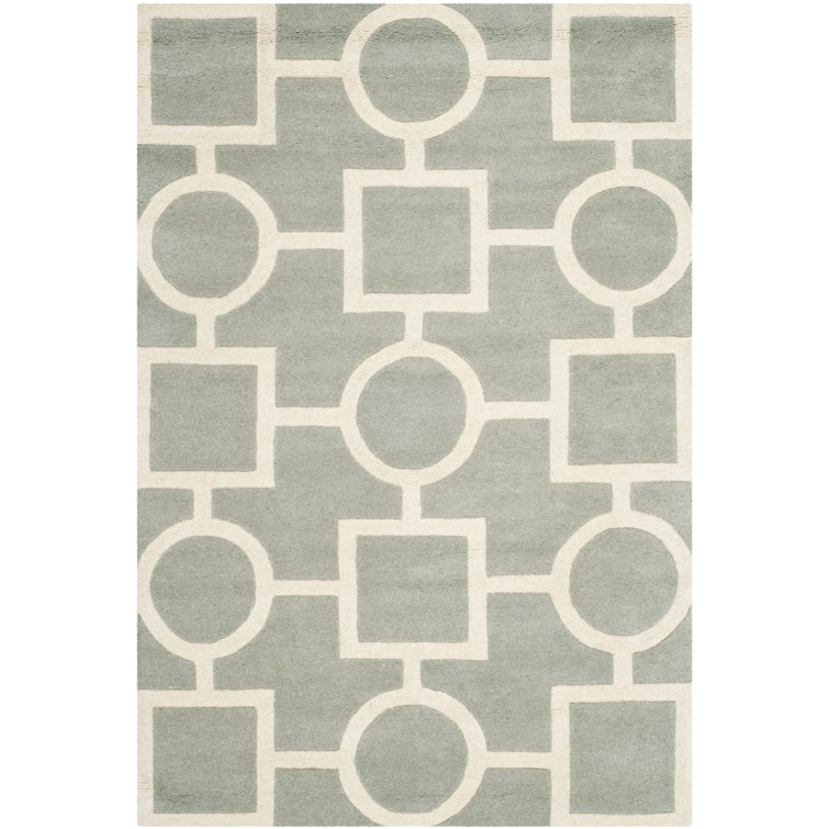 Teresita Hand Tufted Wool Geometric Rug