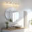 Modern Polished Nickel Dimmable Bathroom Vanity Light With Cone Clear Glass Shade-34142494