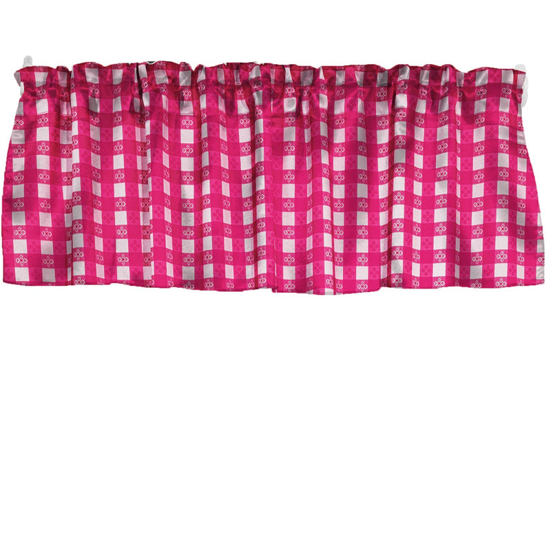 Cantonnière Popeline Tavern, L 58 po x L 20 po, Fuchsia