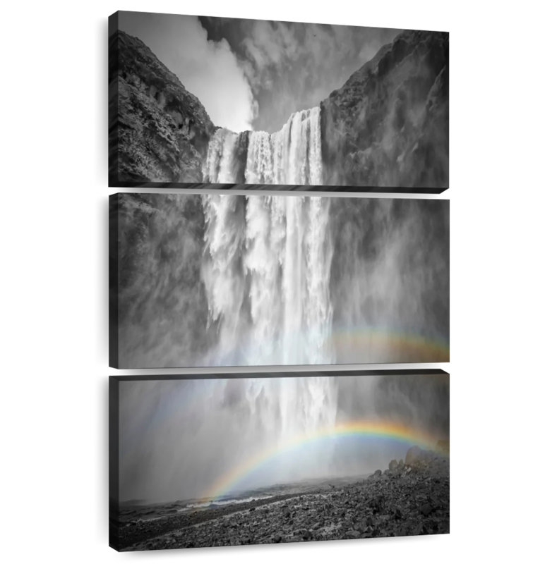 Double arc-en-ciel Alvord Islande, H 32 po x l 20 po