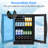 24" Beverage Refrigerator, 200-Can Capacity, Built-In/Freestanding, Wire Shelves, Dual Handle Options, Reversible Door & Safety Lock-117504855