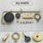 3-Function Push-Button Shower System With 10.8" Rain Shower, Handheld, And Bathtub Waterfall Spout-119456150