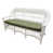 Structure blanche / coussin vert n'est pas disponible