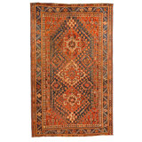 One-of-a-Kind 4'4″ X 7′0″ 1990s Wool Area Rug in