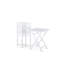 2 - Person Acacia Patio Dining Set with Rectangular Table-20016928