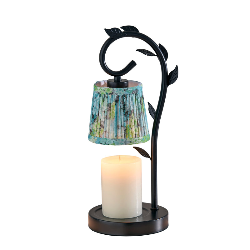Ivy Candlewarmer Lamp with Timer - Dimmable Wax Melt Heater, 3 Lighting Modes & Auto Shutoff, Blue